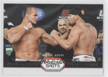 2011 Topps UFC Moment of Truth - Showdown Shots Duals #SS-DC - Junior Dos Santos vs. Shane Carwin