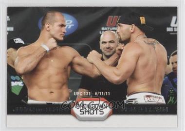 2011 Topps UFC Moment of Truth - Showdown Shots Duals #SS-DC - Junior Dos Santos vs. Shane Carwin