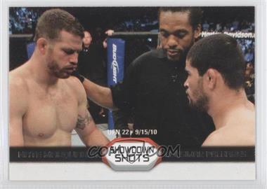 2011 Topps UFC Moment of Truth - Showdown Shots Duals #SS-MP - Nate Marquardt vs. Rousimar Palhares