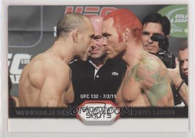 2011 Topps UFC Moment of Truth - Showdown Shots Duals #SS-SL.2 - Wanderlei Silva vs. Chris Leben