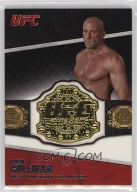 2011 Topps UFC Title Shot - Championship Belt Plate Relic #CB-MC - Mark Coleman