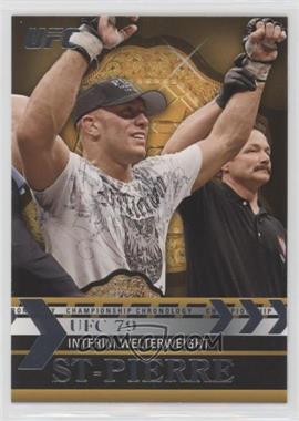 2011 Topps UFC Title Shot - Championship Chronology #CC-41 - Georges St-Pierre