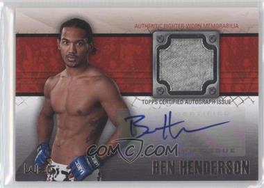 2011 Topps UFC Title Shot - Fighter Autograph Relics #FAR-BH - Benson Henderson (Ben Henderson)