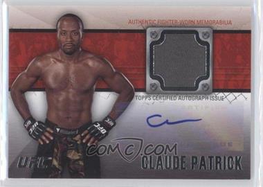 2011 Topps UFC Title Shot - Fighter Autograph Relics #FAR-CP - Claude Patrick