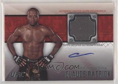 2011 Topps UFC Title Shot - Fighter Autograph Relics #FAR-CP - Claude Patrick
