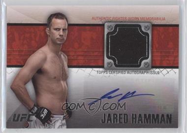 2011 Topps UFC Title Shot - Fighter Autograph Relics #FAR-JH - Jared Hamman