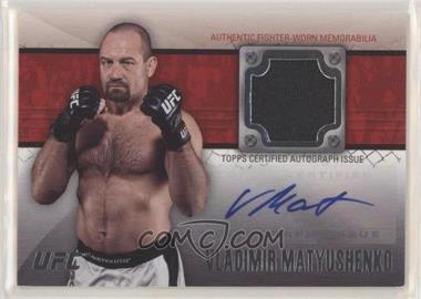 2011 Topps UFC Title Shot - Fighter Autograph Relics #FAR-VM - Vladimir Matyushenko