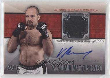 2011 Topps UFC Title Shot - Fighter Autograph Relics #FAR-VM - Vladimir Matyushenko