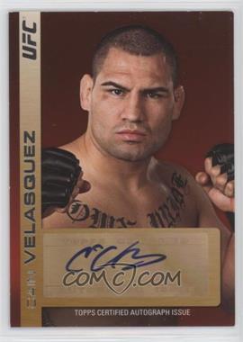 2011 Topps UFC Title Shot - Fighter Autographs #FA-CV - Cain Velasquez
