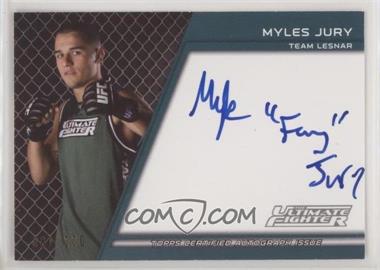 2011 Topps UFC Title Shot - The Ultimate Fighter Autographs #TUF-MJ - Myles Jury /200