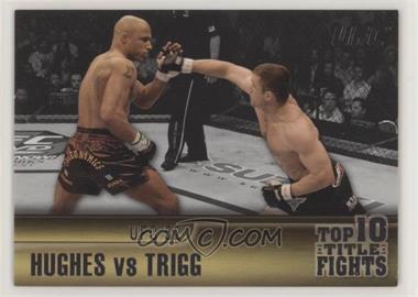 2011 Topps UFC Title Shot - Top 10 Title Fights - Black #TT-1 - Matt Hughes, Frank Trigg /88
