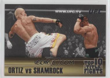 2011 Topps UFC Title Shot - Top 10 Title Fights - Black #TT-23 - Tito Ortiz vs. Ken Shamrock /88