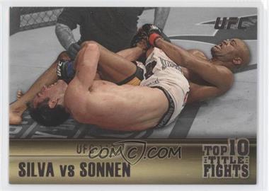 2011 Topps UFC Title Shot - Top 10 Title Fights - Black #TT-6 - Anderson Silva vs Chael Sonnen /88