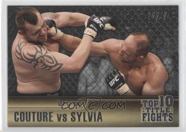 2011 Topps UFC Title Shot - Top 10 Title Fights #TT-26 - Randy Couture vs Tim Sylvia