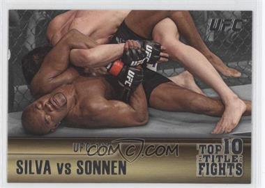 2011 Topps UFC Title Shot - Top 10 Title Fights #TT-4 - Anderson Silva, Chael Sonnen