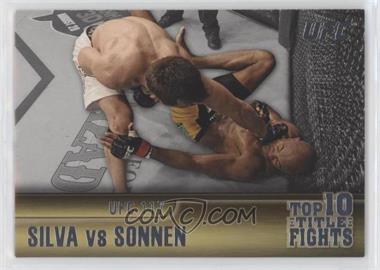 2011 Topps UFC Title Shot - Top 10 Title Fights #TT-5 - Anderson Silva vs. Chael Sonnen