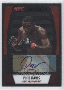 2011 Topps UFC Title Shot - UFC Contenders - Autographs Black #CA-PD - Phil Davis /88