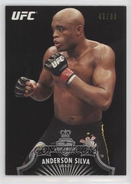 2012 Topps UFC Bloodlines - [Base] - Black #1 - Anderson Silva /88