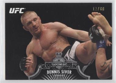 2012 Topps UFC Bloodlines - [Base] - Black #49 - Dennis Siver /88