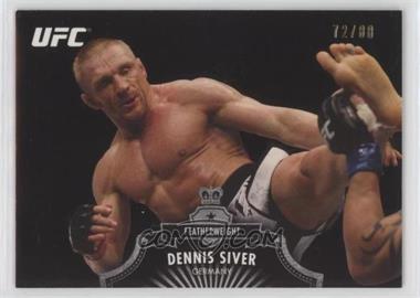 2012 Topps UFC Bloodlines - [Base] - Black #49 - Dennis Siver /88