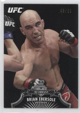 2012 Topps UFC Bloodlines - [Base] - Black #53 - Brian Ebersole /88