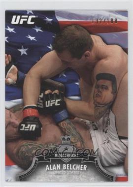 2012 Topps UFC Bloodlines - [Base] - Country Flag #61 - Alan Belcher /188