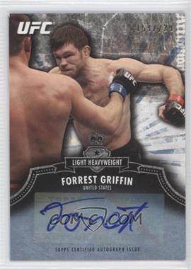 2012 Topps UFC Bloodlines - Certified Autograph Issue #A-FG - Forrest Griffin /229