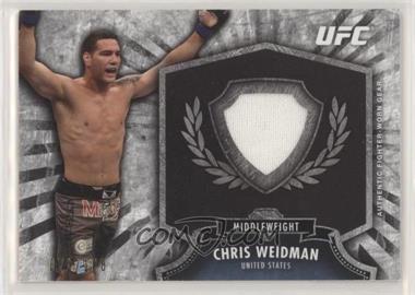 2012 Topps UFC Bloodlines - Fighter Relics #FR-CW - Chris Weidman /188