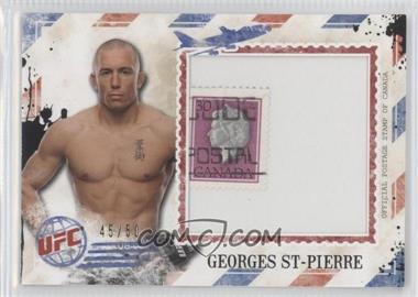 2012 Topps UFC Bloodlines - International Airmail Stamps #IA-GSP - Georges St-Pierre /50