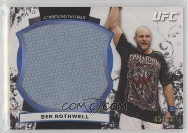 2012 Topps UFC Bloodlines - Jumbo Fight Mat Relics #JFMR-BR - Ben Rothwell /88