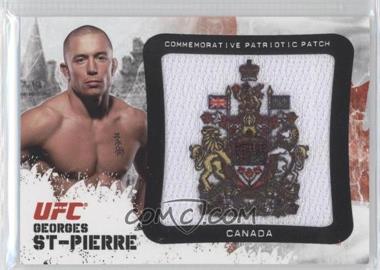 2012 Topps UFC Bloodlines - Patriotic Patches #PP-GS - Georges St-Pierre