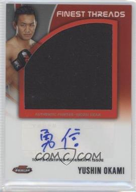 2012 Topps UFC Finest - Autographed Finest Threads #AFT-YO - Yushin Okami
