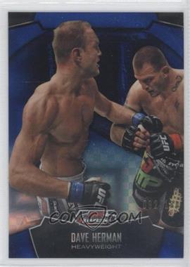 2012 Topps UFC Finest - [Base] - Blue X-Fractor #42 - Dave Herman /188