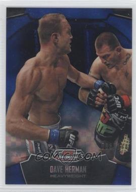 2012 Topps UFC Finest - [Base] - Blue X-Fractor #42 - Dave Herman /188