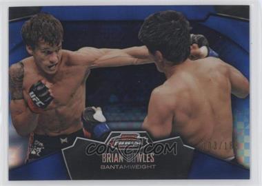 2012 Topps UFC Finest - [Base] - Blue X-Fractor #50 - Brian Bowles /188