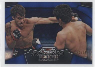2012 Topps UFC Finest - [Base] - Blue X-Fractor #50 - Brian Bowles /188