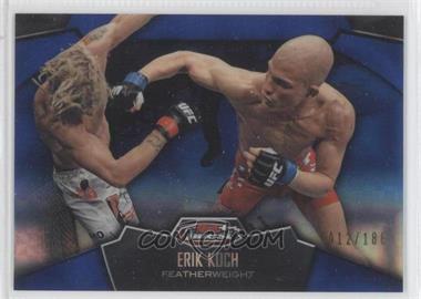 2012 Topps UFC Finest - [Base] - Blue X-Fractor #55 - Erik Koch /188