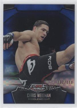 2012 Topps UFC Finest - [Base] - Blue X-Fractor #57 - Chris Weidman /188