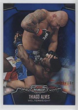 2012 Topps UFC Finest - [Base] - Blue X-Fractor #9 - Thiago Alves /188
