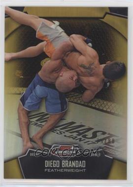 2012 Topps UFC Finest - [Base] - Gold Refractor #56 - Diego Brandao /88