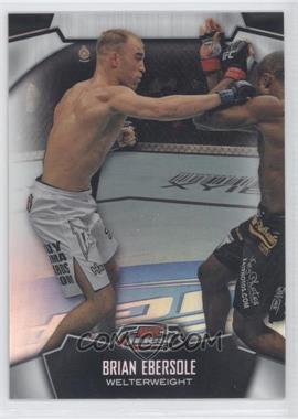 2012 Topps UFC Finest - [Base] - Refractor #4 - Brian Ebersole