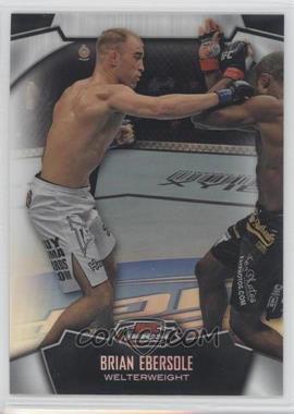 2012 Topps UFC Finest - [Base] - Refractor #4 - Brian Ebersole