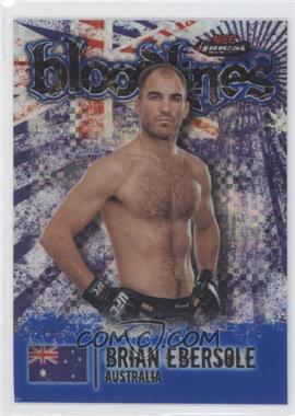 2012 Topps UFC Finest - Bloodlines - Blue X-Fractor #BL-BE - Brian Ebersole /188