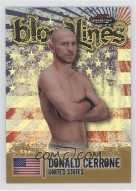 2012 Topps UFC Finest - Bloodlines - Gold Refractor #BL-DC - Donald Cerrone /88