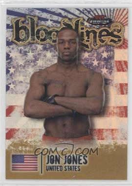 2012 Topps UFC Finest - Bloodlines - Gold Refractor #BL-JJ - Jon Jones /88