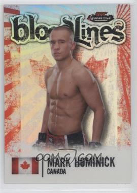 2012 Topps UFC Finest - Bloodlines #BL-MHO - Mark Hominick