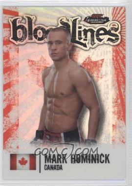 2012 Topps UFC Finest - Bloodlines #BL-MHO - Mark Hominick