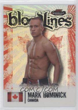 2012 Topps UFC Finest - Bloodlines #BL-MHO - Mark Hominick