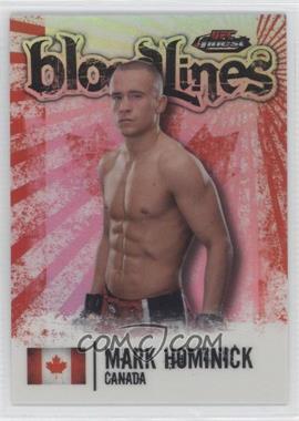 2012 Topps UFC Finest - Bloodlines #BL-MHO - Mark Hominick