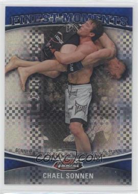 2012 Topps UFC Finest - Finest Moments - Blue X-Fractor #FM-CS - Chael Sonnen /188